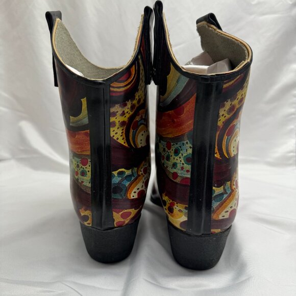 Vintage Nomad Footwear Multi-Color Western Cowboy Style Rain Boots Size 9 - Picture 5 of 8